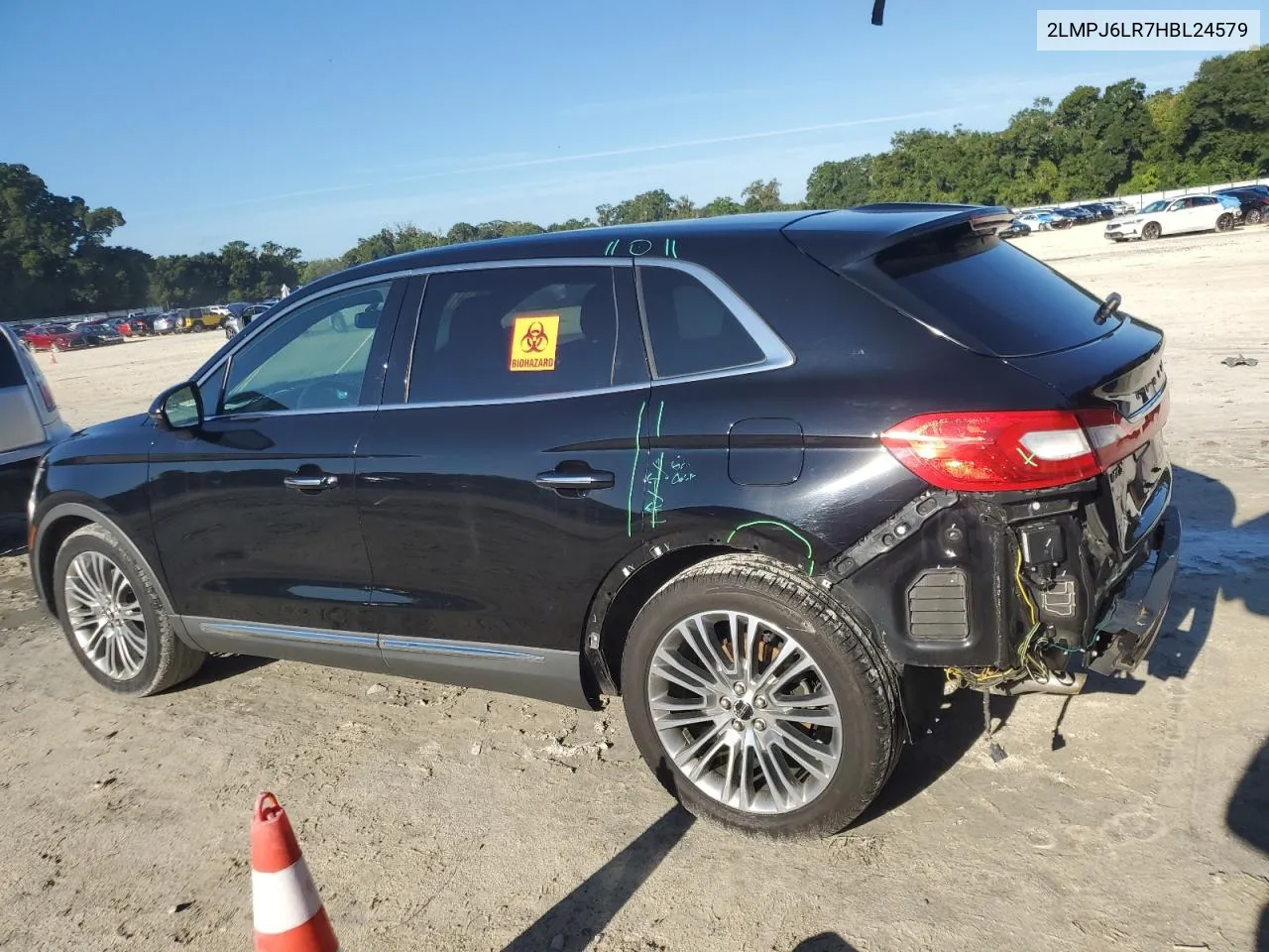 2016 Lincoln Mkx Reserve VIN: 2LMPJ6LR7HBL24579 Lot: 69660974