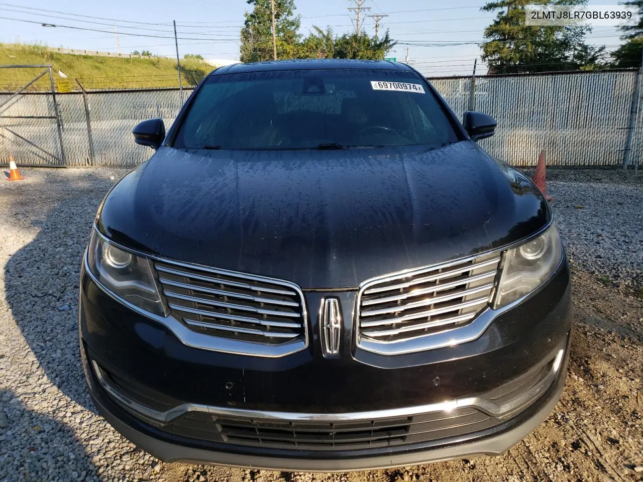 2LMTJ8LR7GBL63939 2016 Lincoln Mkx Reserve