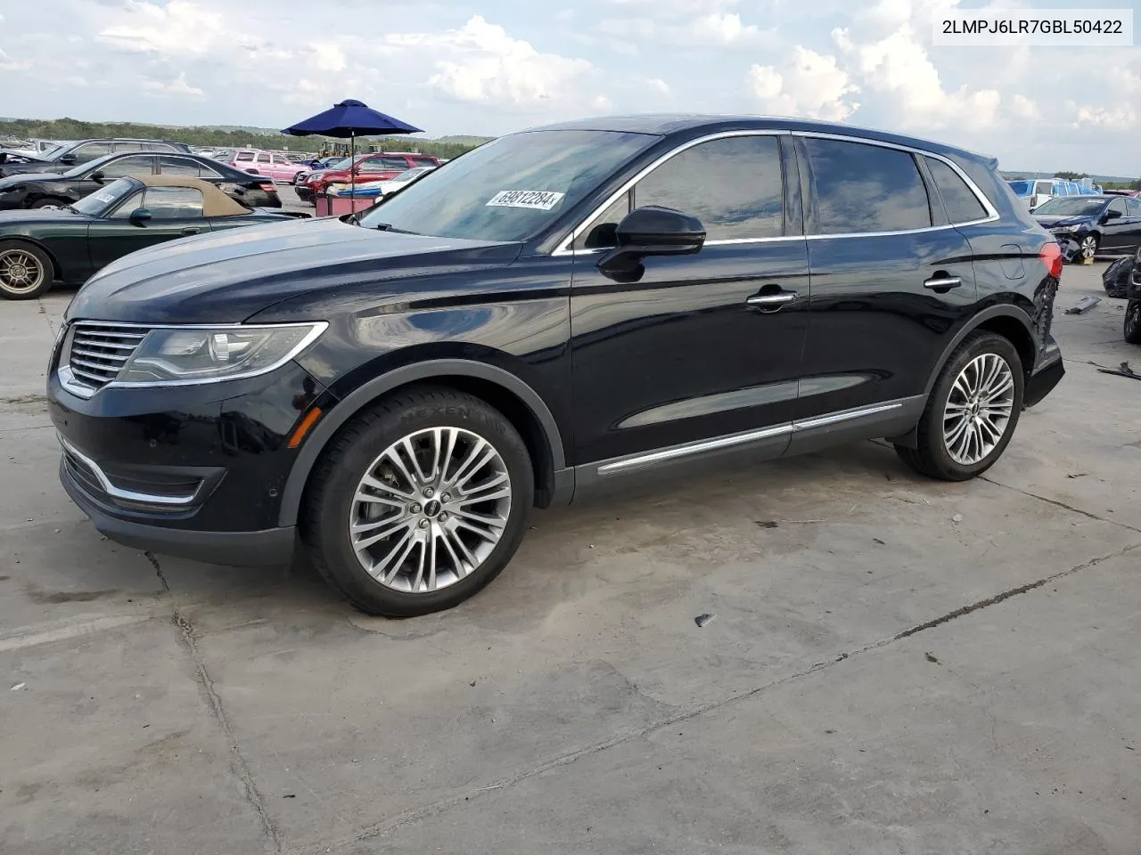 2LMPJ6LR7GBL50422 2016 Lincoln Mkx Reserve