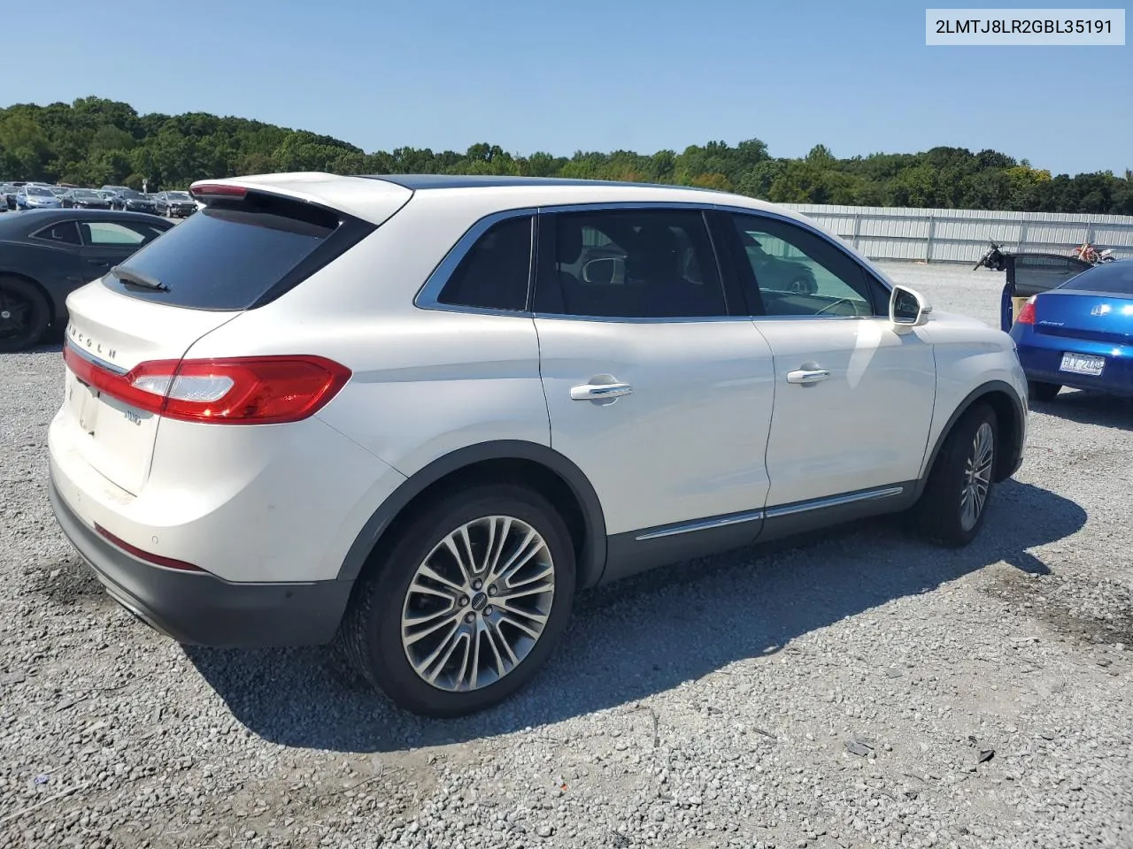 2LMTJ8LR2GBL35191 2016 Lincoln Mkx Reserve