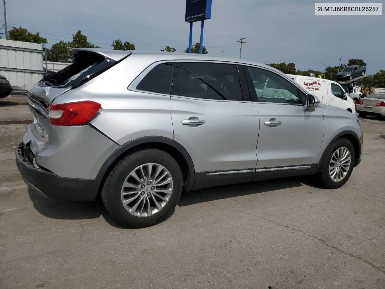 2LMTJ6KR8GBL26257 2016 Lincoln Mkx Select