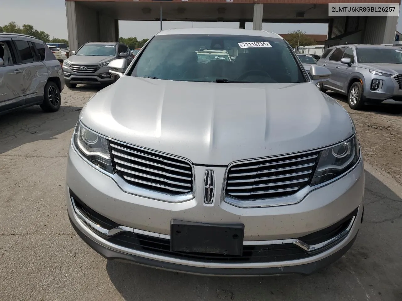 2LMTJ6KR8GBL26257 2016 Lincoln Mkx Select