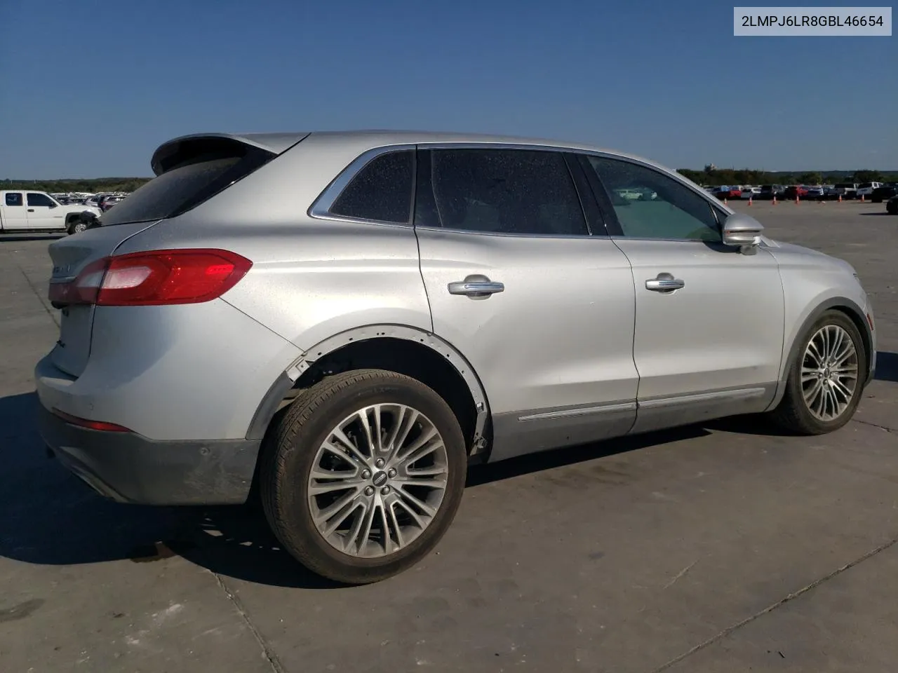 2LMPJ6LR8GBL46654 2016 Lincoln Mkx Reserve