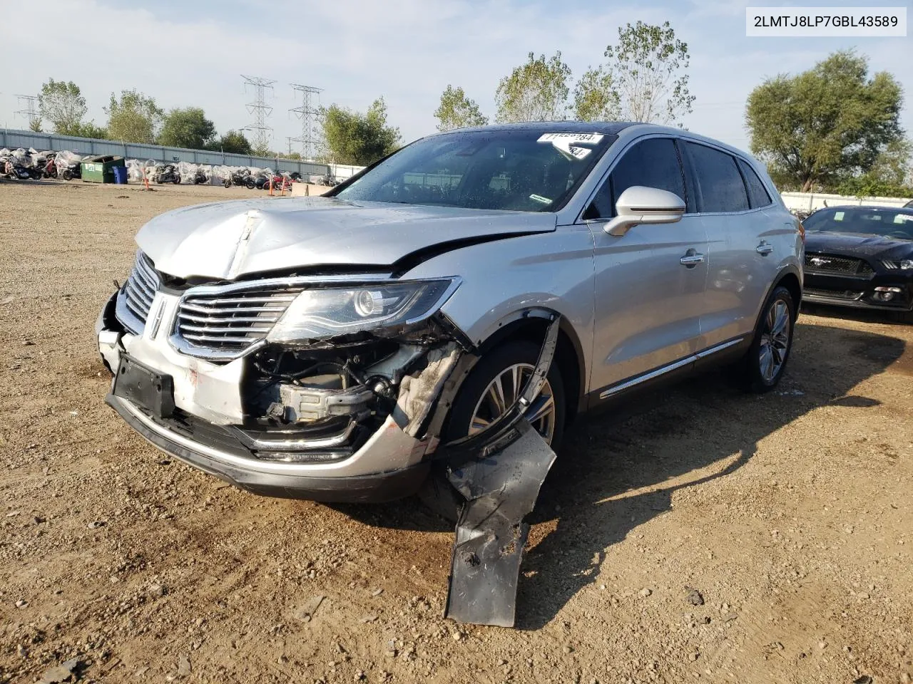 2LMTJ8LP7GBL43589 2016 Lincoln Mkx Reserve