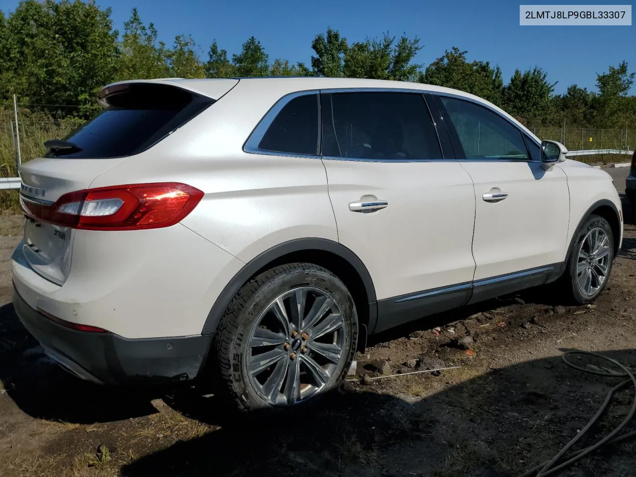 2LMTJ8LP9GBL33307 2016 Lincoln Mkx Reserve