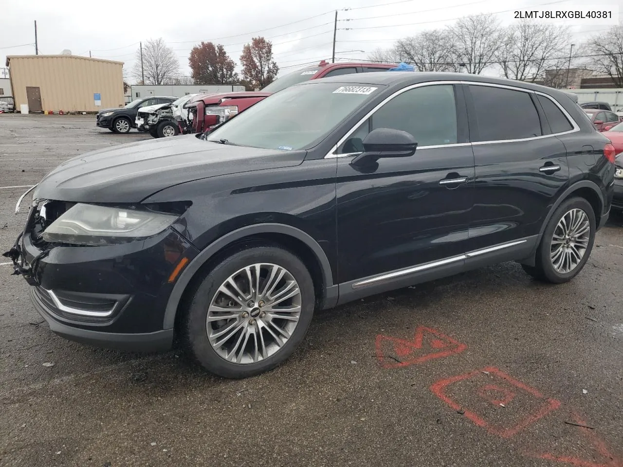 2016 Lincoln Mkx Reserve VIN: 2LMTJ8LRXGBL40381 Lot: 76682313