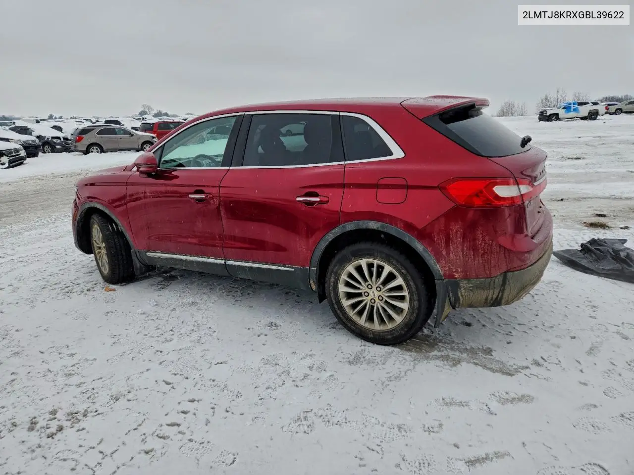 2LMTJ8KRXGBL39622 2016 Lincoln Mkx Select
