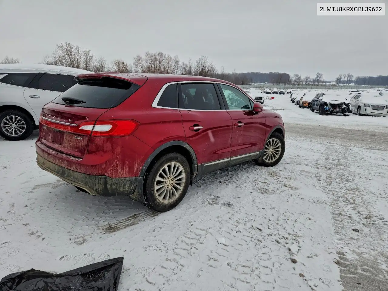 2LMTJ8KRXGBL39622 2016 Lincoln Mkx Select