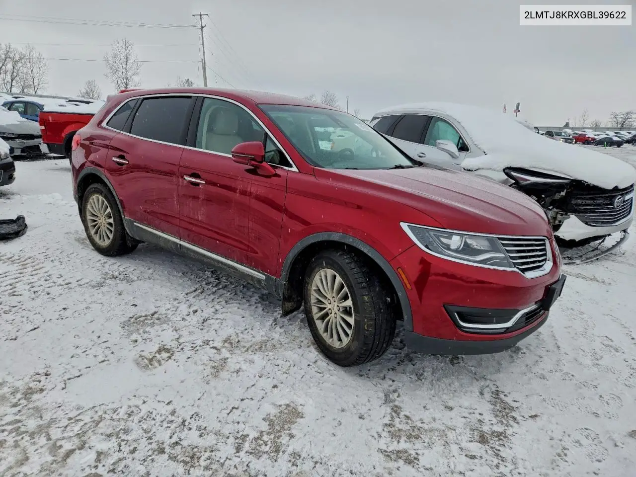 2LMTJ8KRXGBL39622 2016 Lincoln Mkx Select