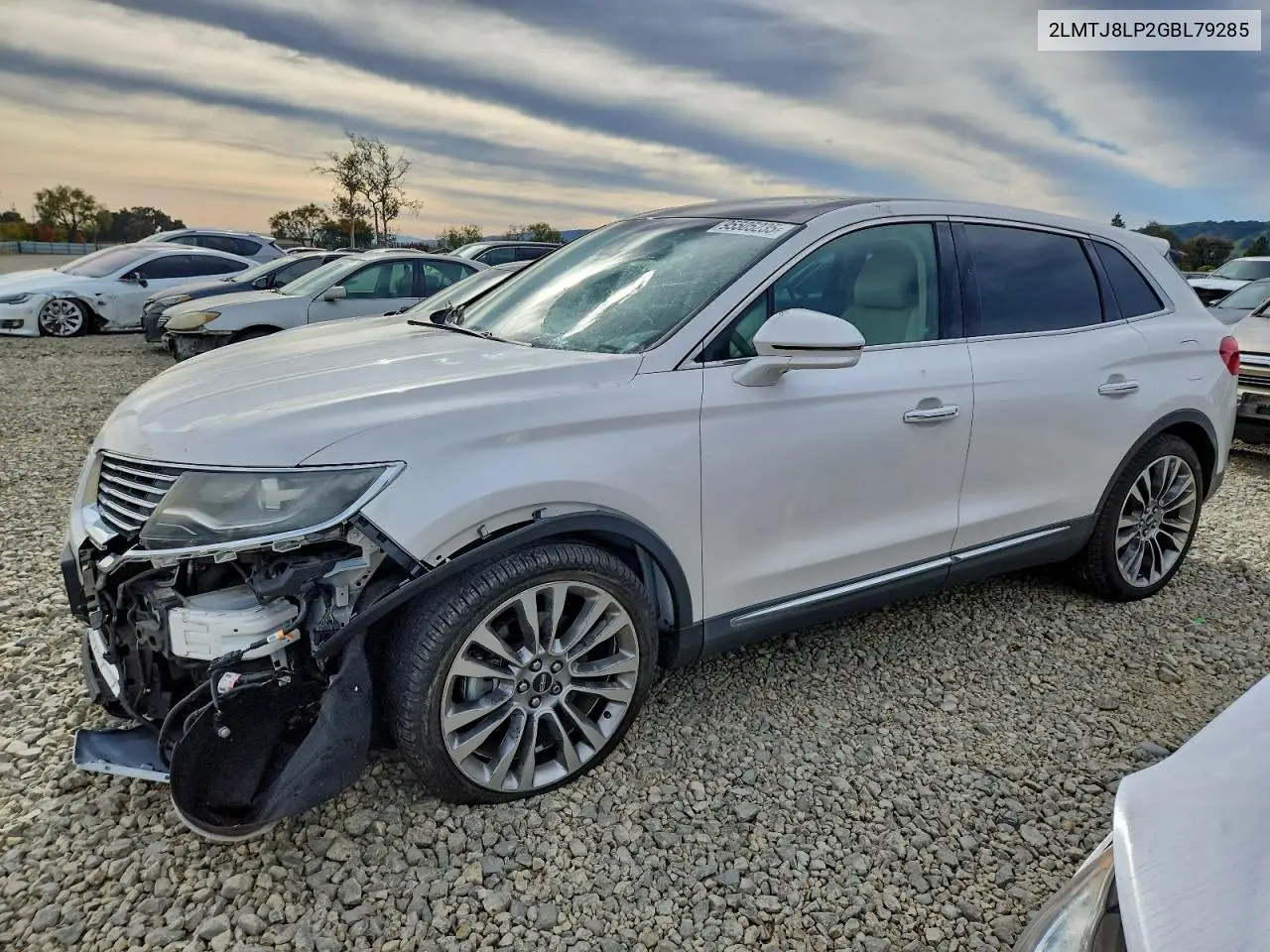 2LMTJ8LP2GBL79285 2016 Lincoln Mkx Reserve