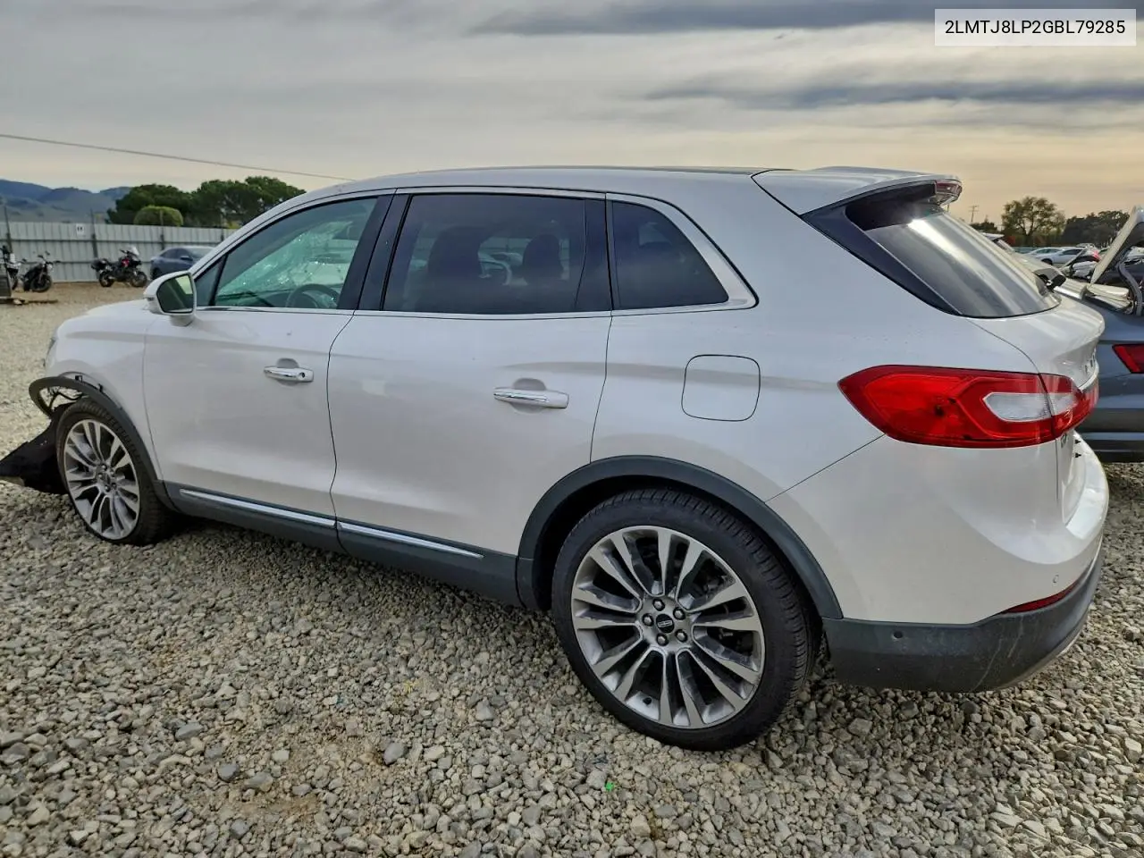 2LMTJ8LP2GBL79285 2016 Lincoln Mkx Reserve