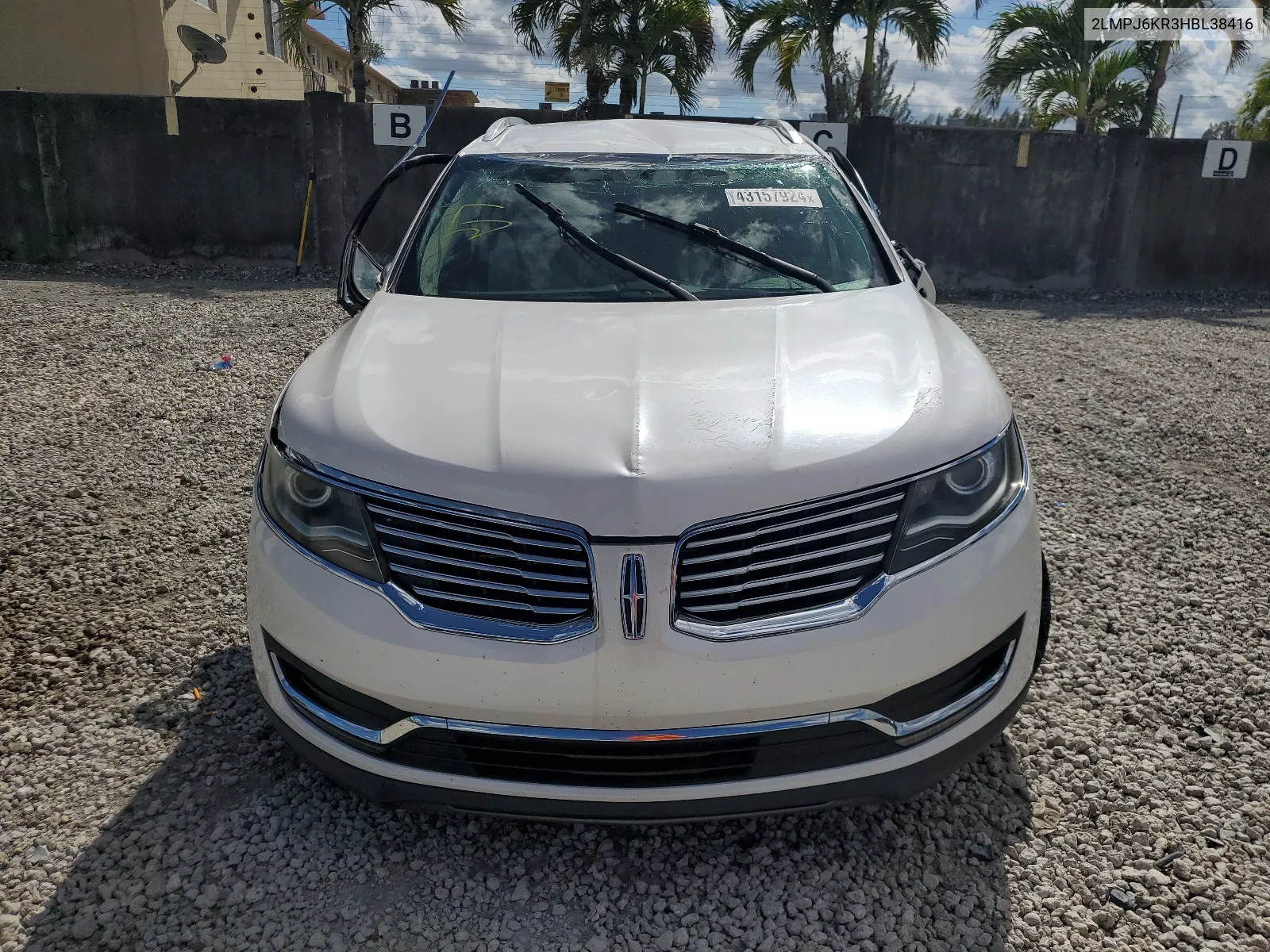 2LMPJ6KR3HBL38416 2017 Lincoln Mkx Select