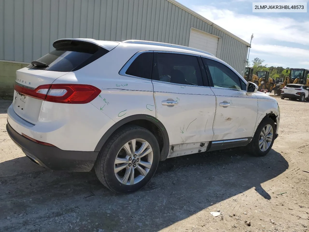 2017 Lincoln Mkx Select VIN: 2LMPJ6KR3HBL48573 Lot: 51080264