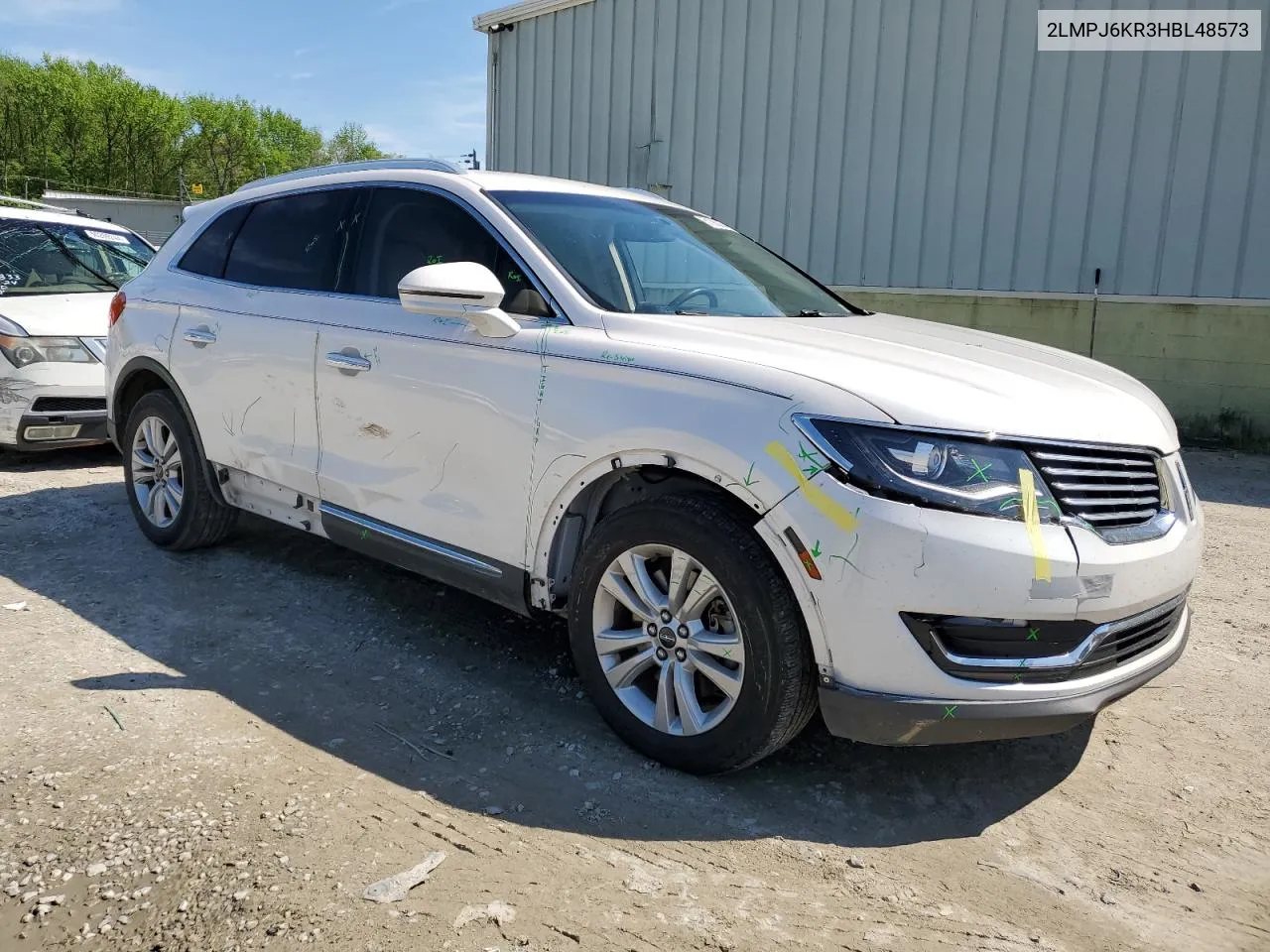 2LMPJ6KR3HBL48573 2017 Lincoln Mkx Select