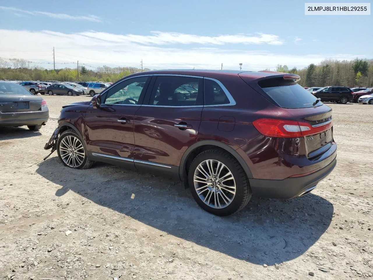 2017 Lincoln Mkx Reserve VIN: 2LMPJ8LR1HBL29255 Lot: 52537204