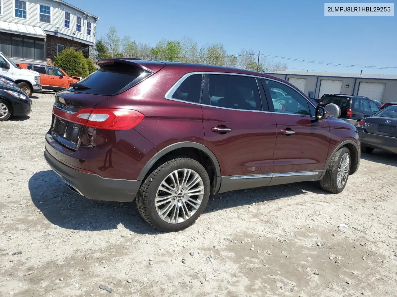 2LMPJ8LR1HBL29255 2017 Lincoln Mkx Reserve