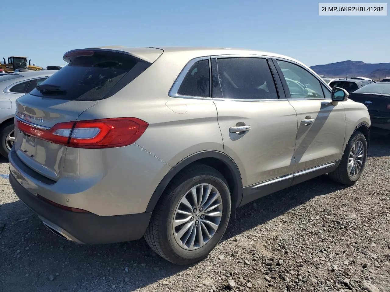 2LMPJ6KR2HBL41288 2017 Lincoln Mkx Select