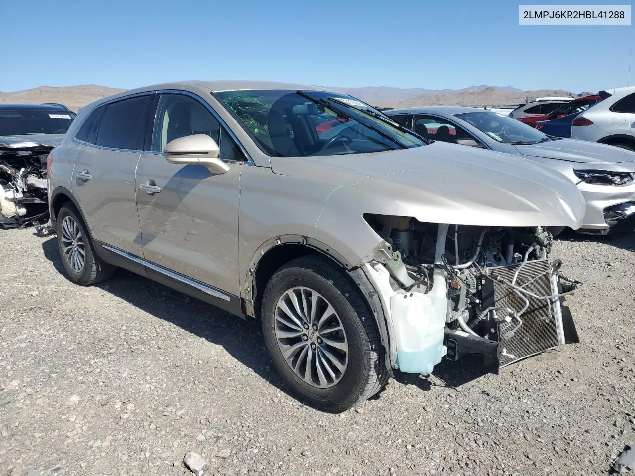 2LMPJ6KR2HBL41288 2017 Lincoln Mkx Select