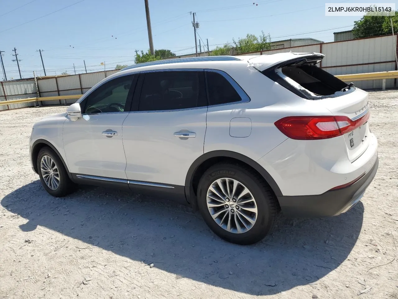 2LMPJ6KR0HBL15143 2017 Lincoln Mkx Select