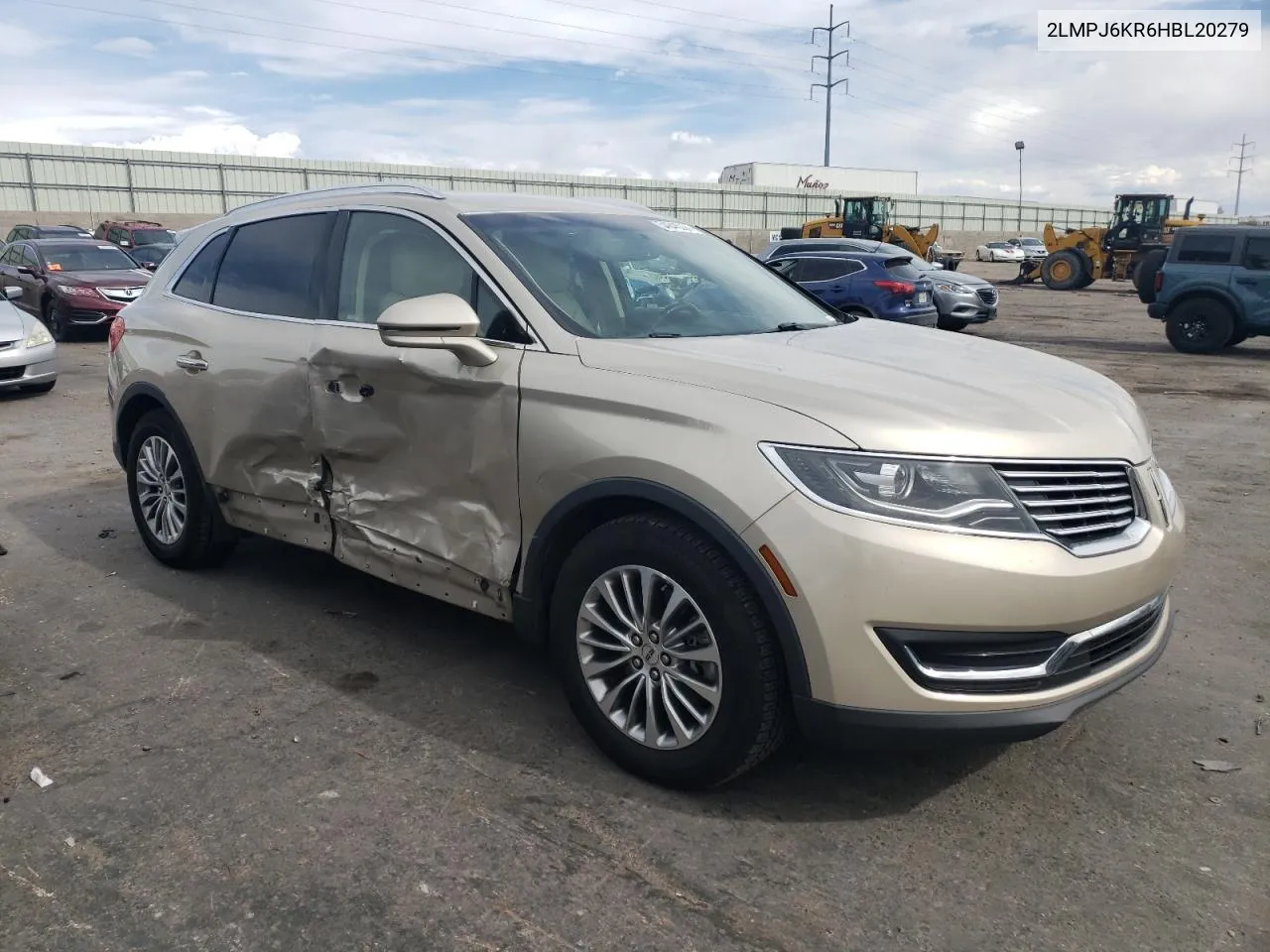 2017 Lincoln Mkx Select VIN: 2LMPJ6KR6HBL20279 Lot: 54846024