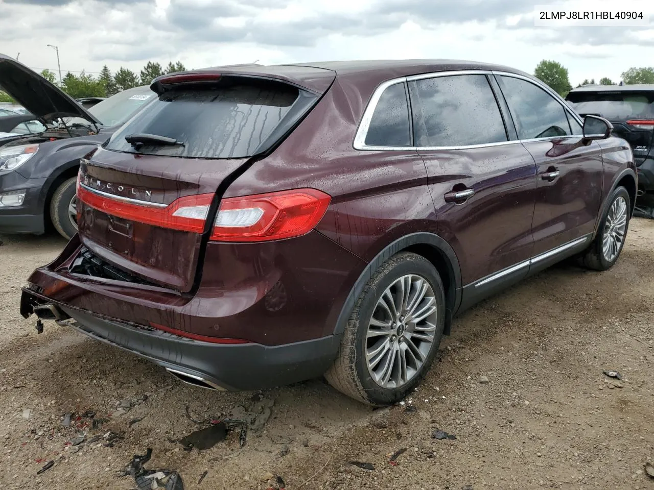 2LMPJ8LR1HBL40904 2017 Lincoln Mkx Reserve