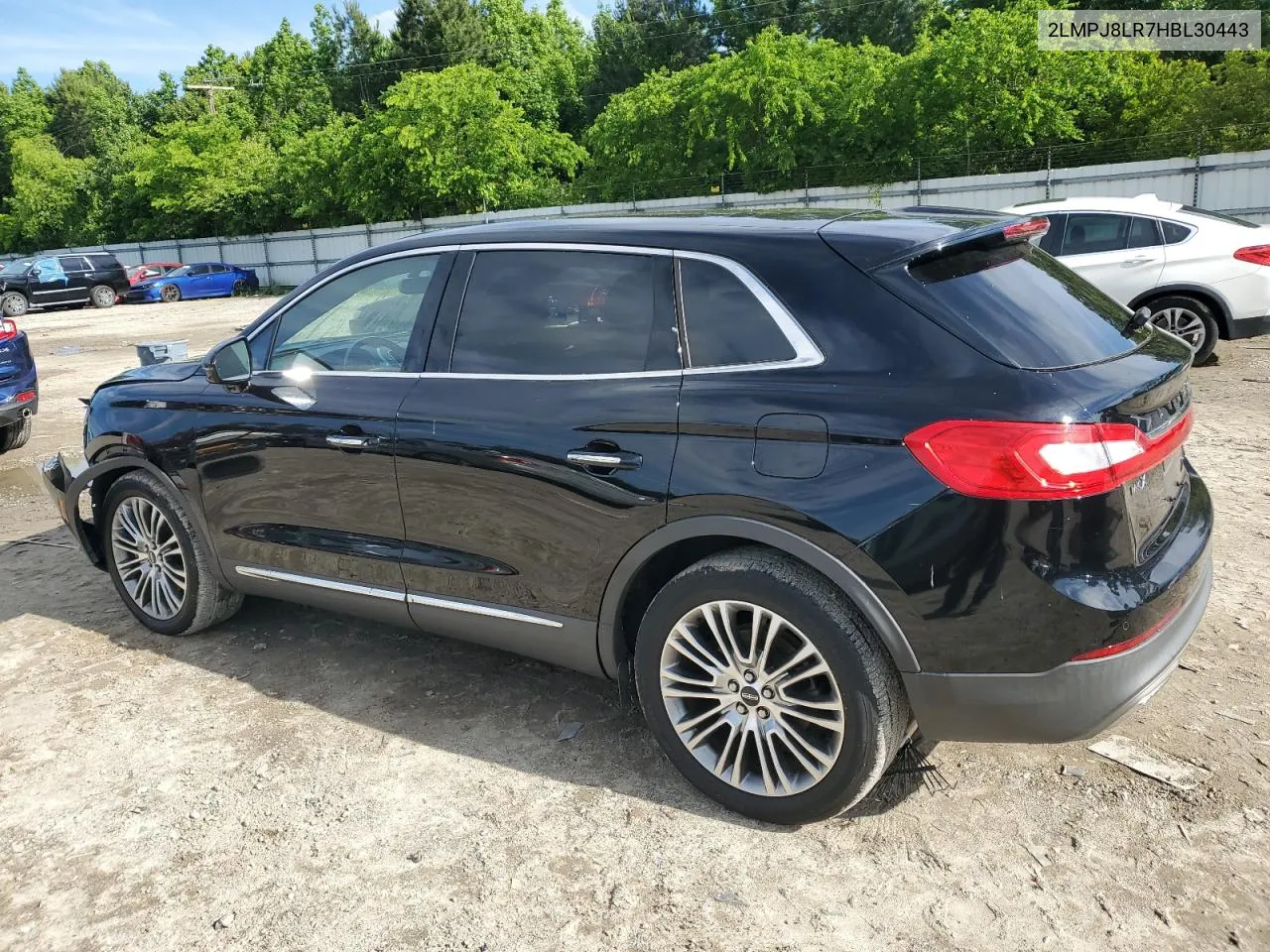 2017 Lincoln Mkx Reserve VIN: 2LMPJ8LR7HBL30443 Lot: 55008084