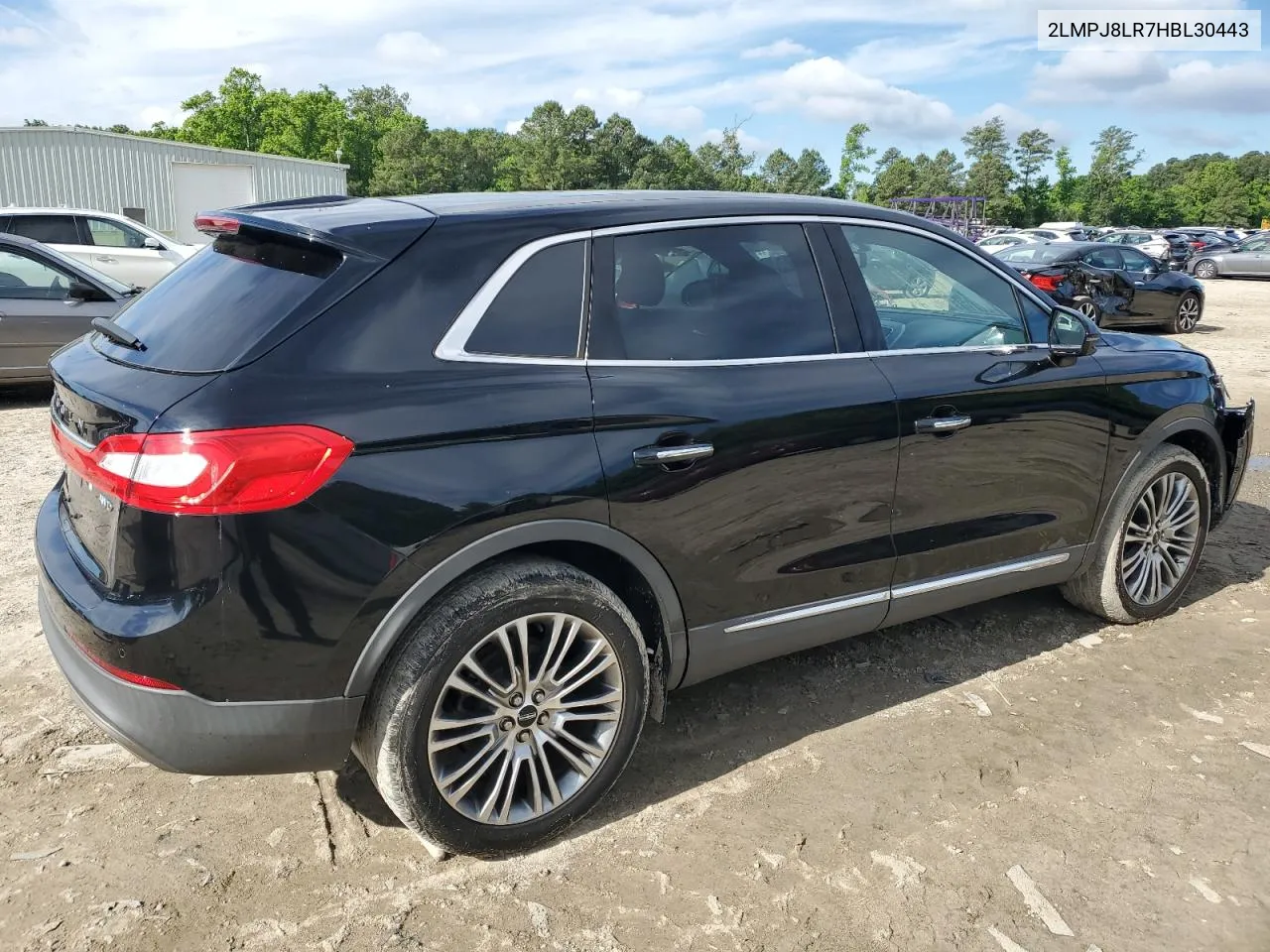 2017 Lincoln Mkx Reserve VIN: 2LMPJ8LR7HBL30443 Lot: 55008084