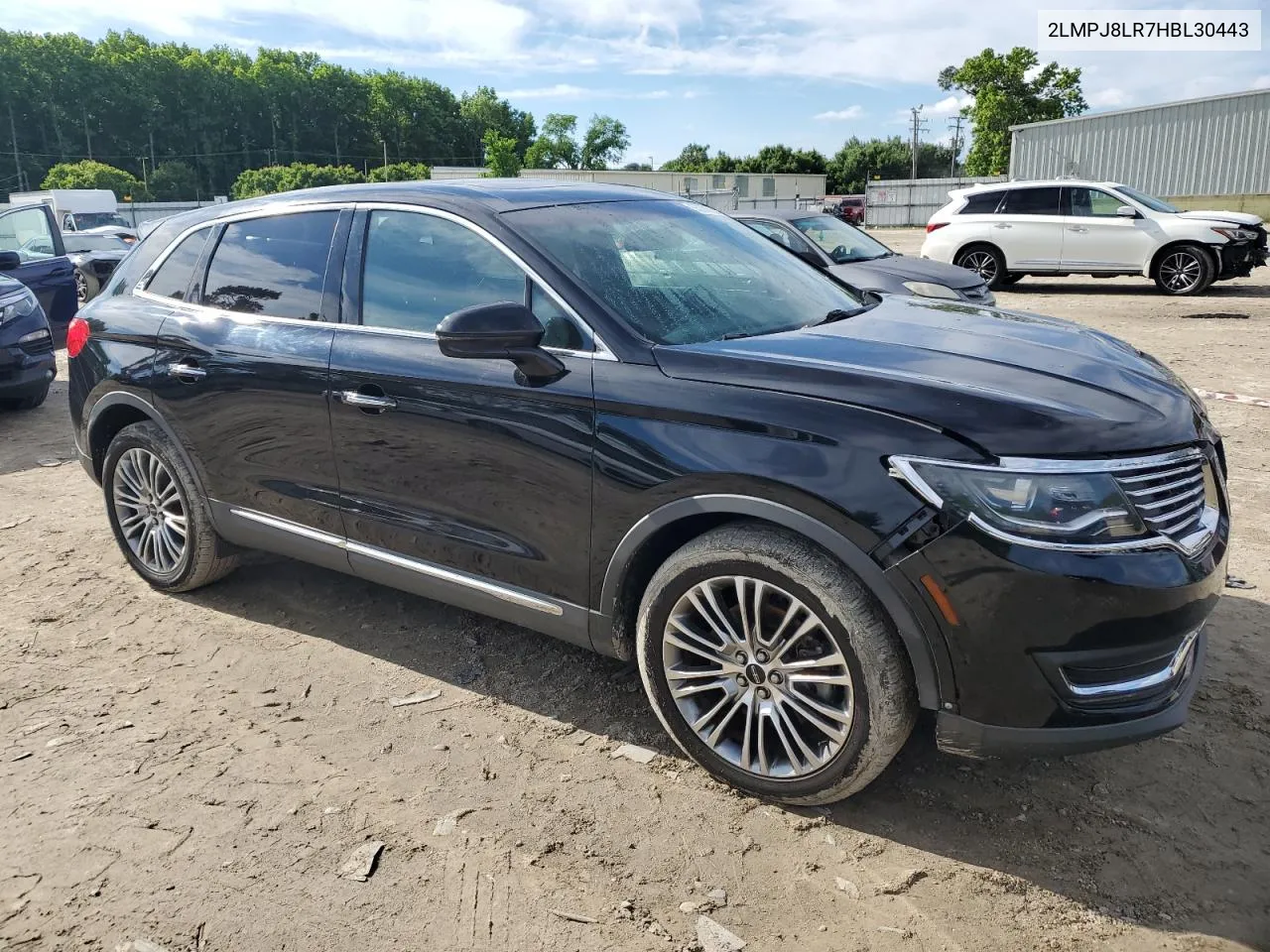 2017 Lincoln Mkx Reserve VIN: 2LMPJ8LR7HBL30443 Lot: 55008084