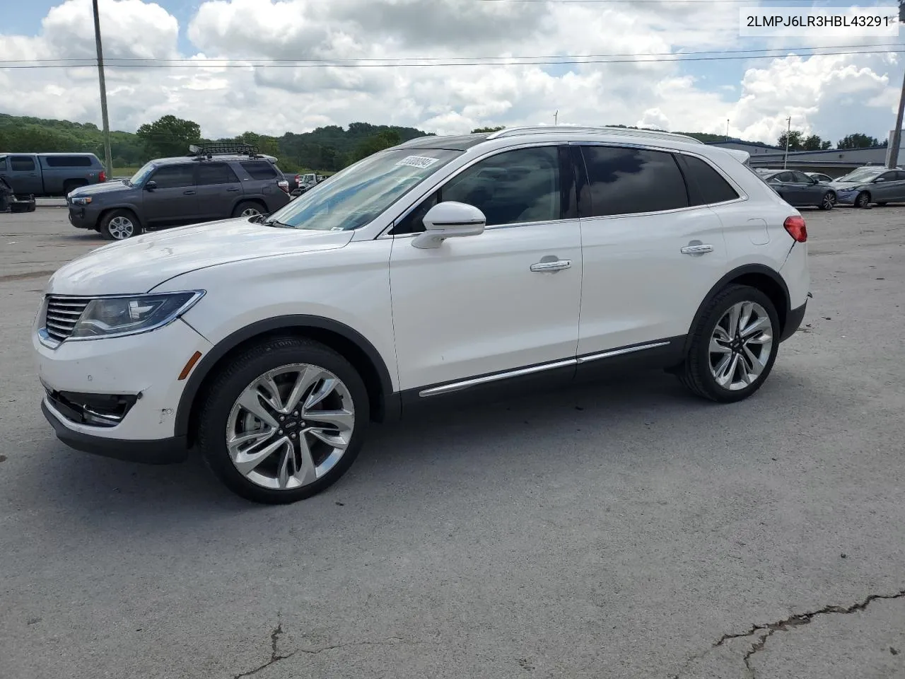 2LMPJ6LR3HBL43291 2017 Lincoln Mkx Reserve