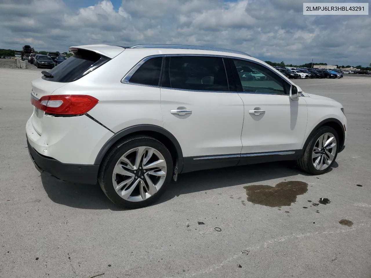 2LMPJ6LR3HBL43291 2017 Lincoln Mkx Reserve