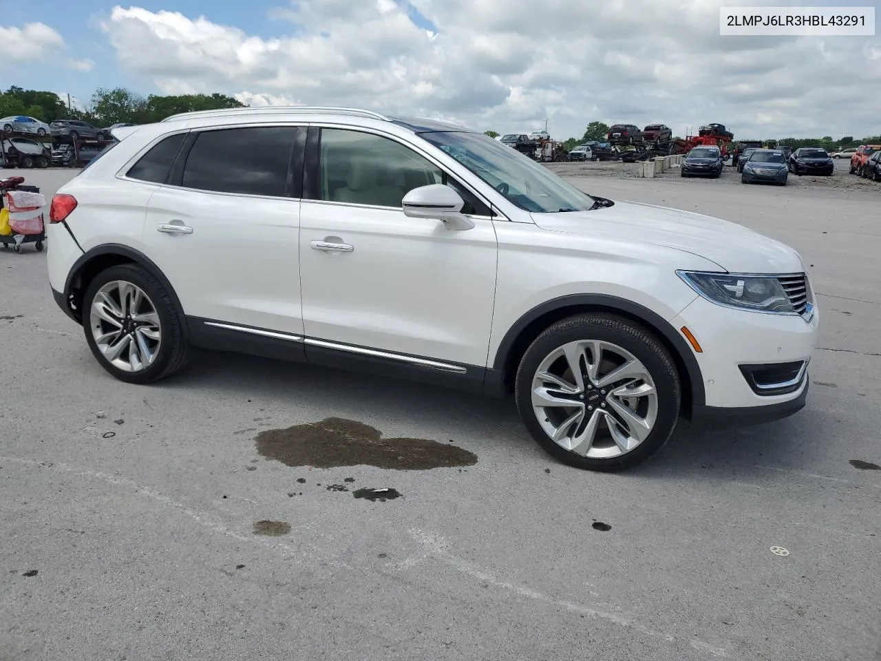 2017 Lincoln Mkx Reserve VIN: 2LMPJ6LR3HBL43291 Lot: 55008094