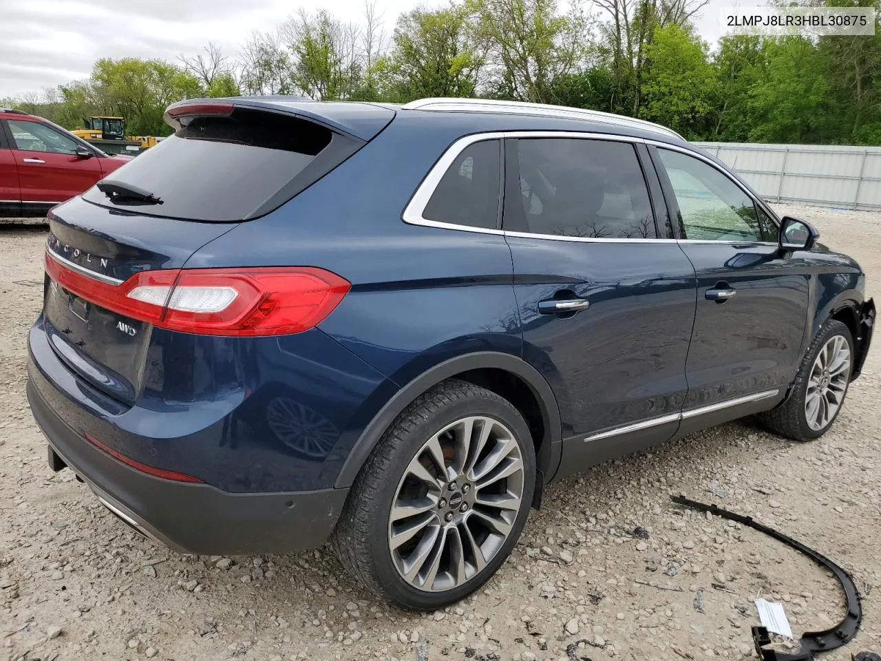 2017 Lincoln Mkx Reserve VIN: 2LMPJ8LR3HBL30875 Lot: 55552284