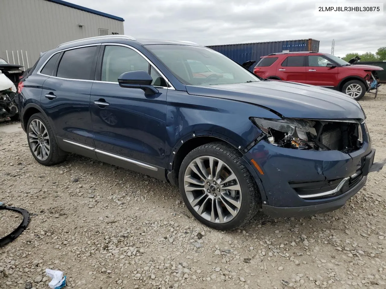 2017 Lincoln Mkx Reserve VIN: 2LMPJ8LR3HBL30875 Lot: 55552284