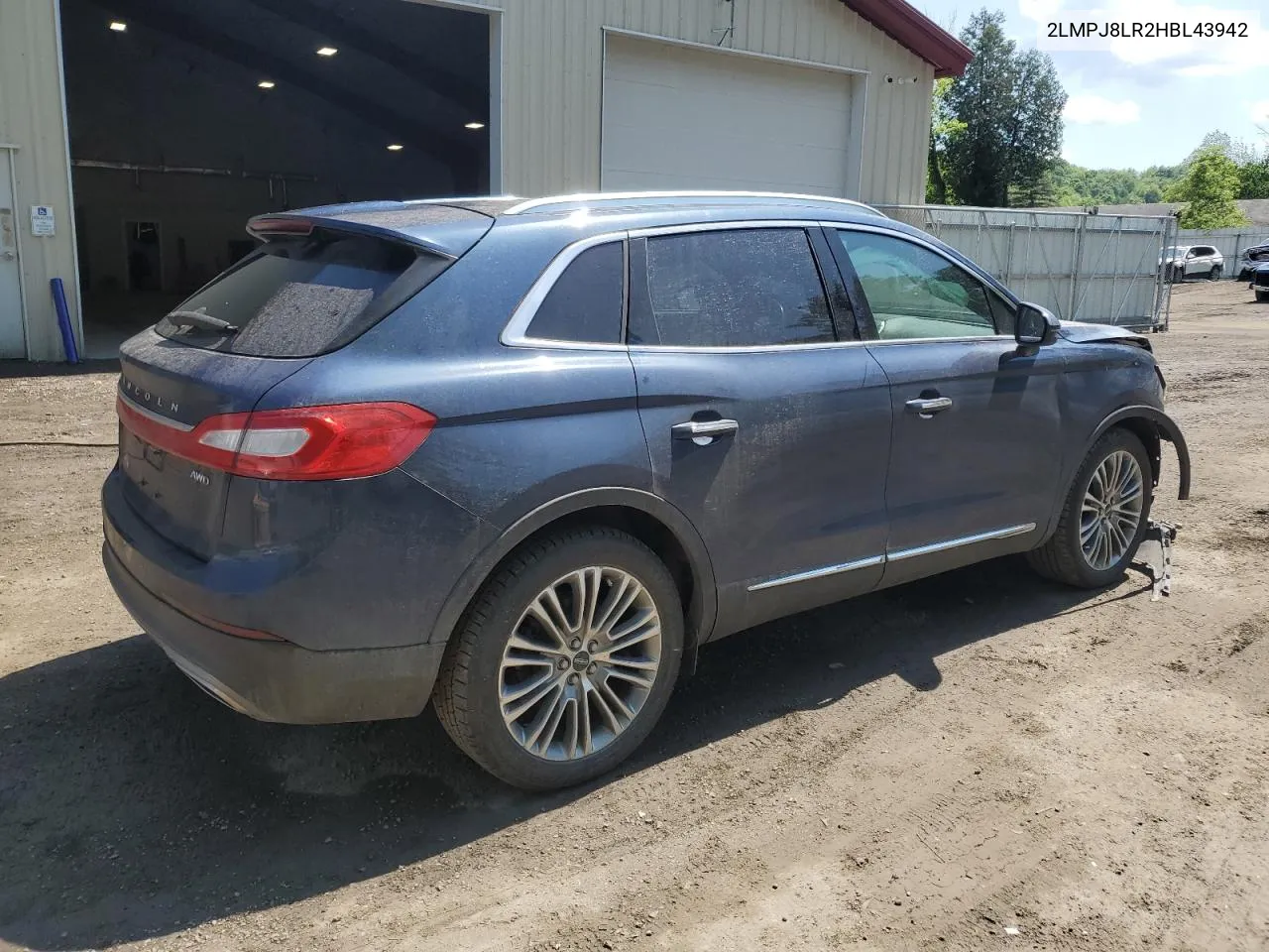 2LMPJ8LR2HBL43942 2017 Lincoln Mkx Reserve