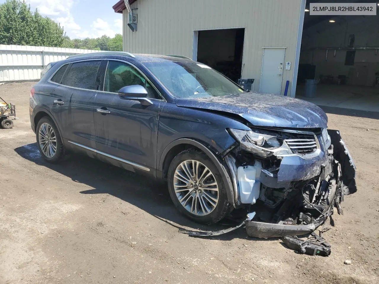 2LMPJ8LR2HBL43942 2017 Lincoln Mkx Reserve