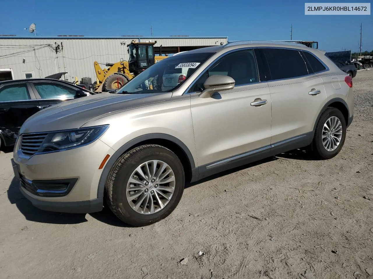 2017 Lincoln Mkx Select VIN: 2LMPJ6KR0HBL14672 Lot: 55833094