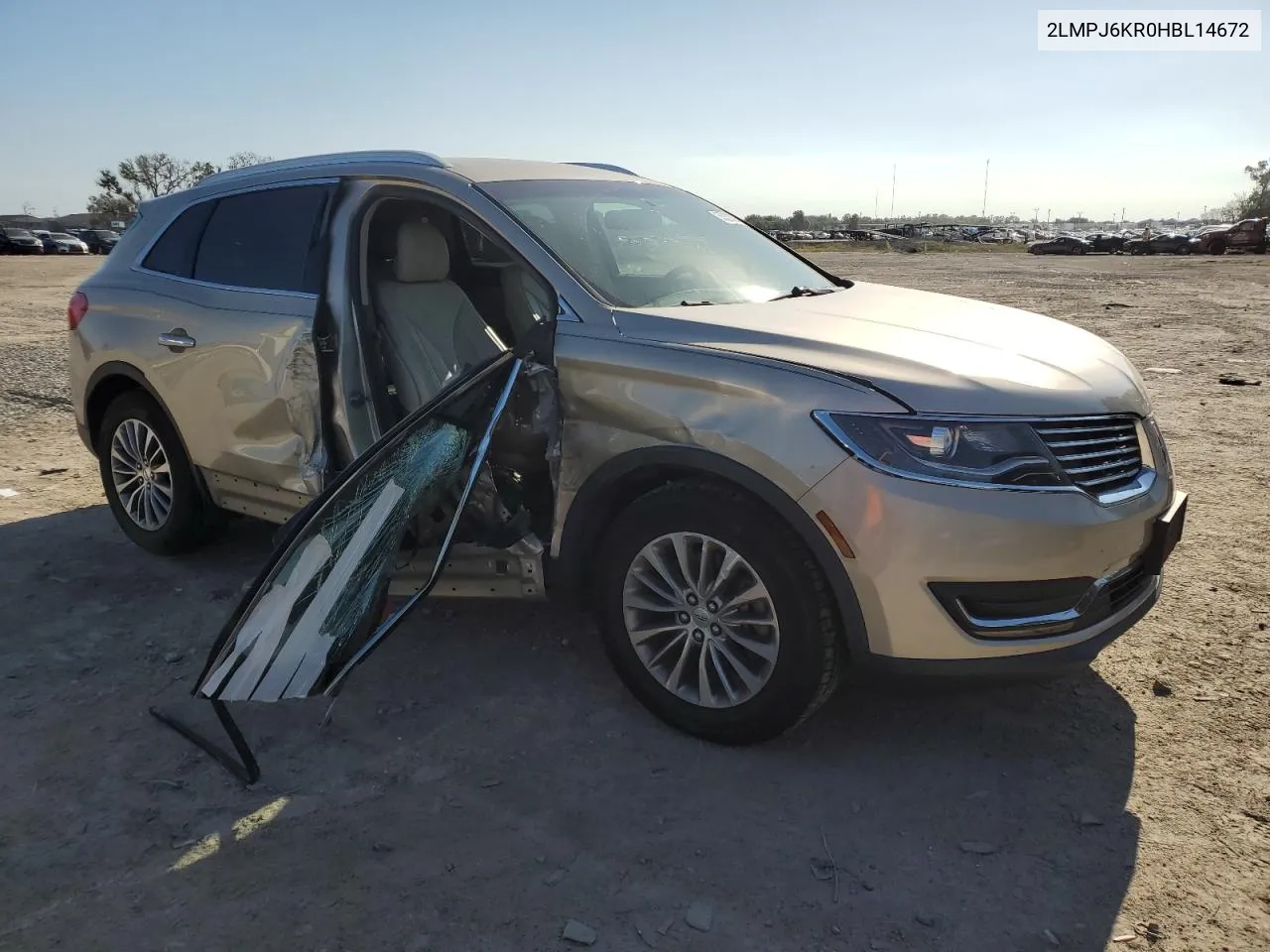 2LMPJ6KR0HBL14672 2017 Lincoln Mkx Select