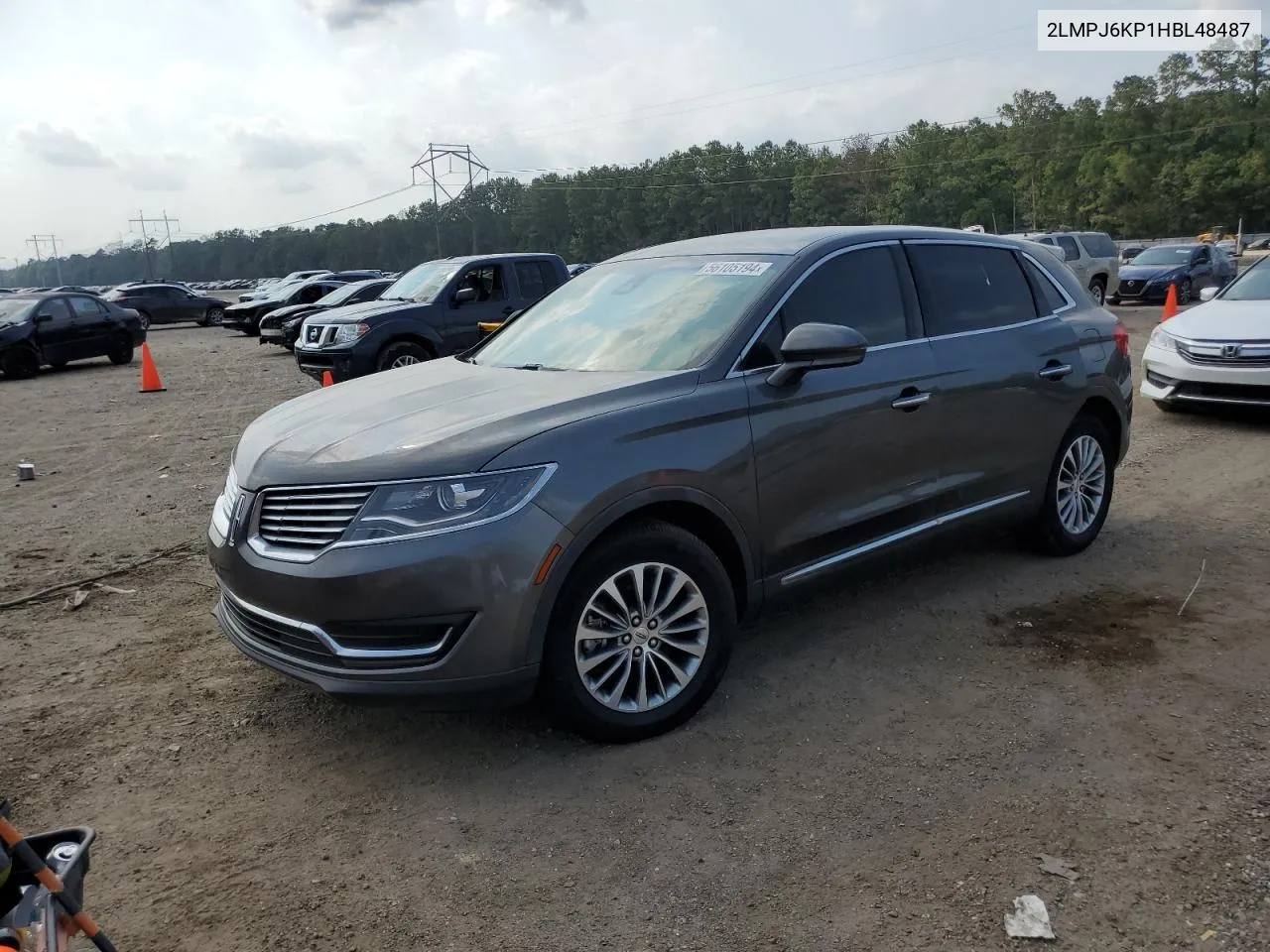 2017 Lincoln Mkx Select VIN: 2LMPJ6KP1HBL48487 Lot: 56105194