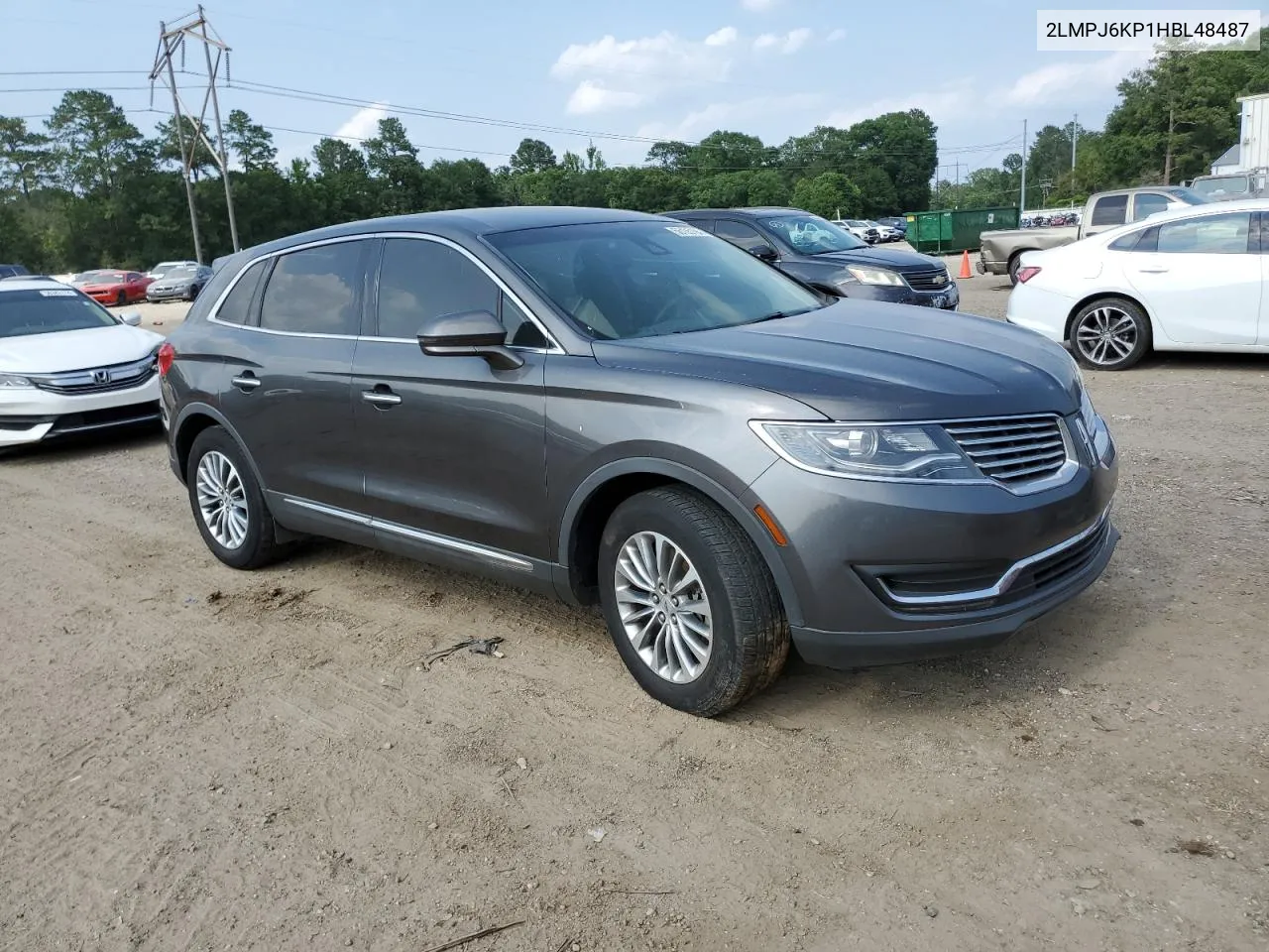 2017 Lincoln Mkx Select VIN: 2LMPJ6KP1HBL48487 Lot: 56105194