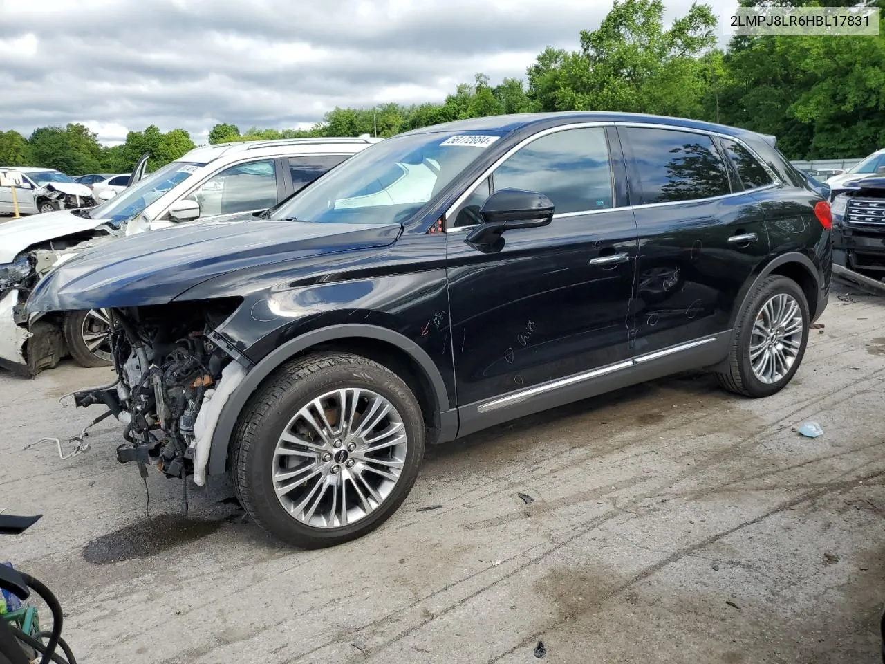 2017 Lincoln Mkx Reserve VIN: 2LMPJ8LR6HBL17831 Lot: 56172084