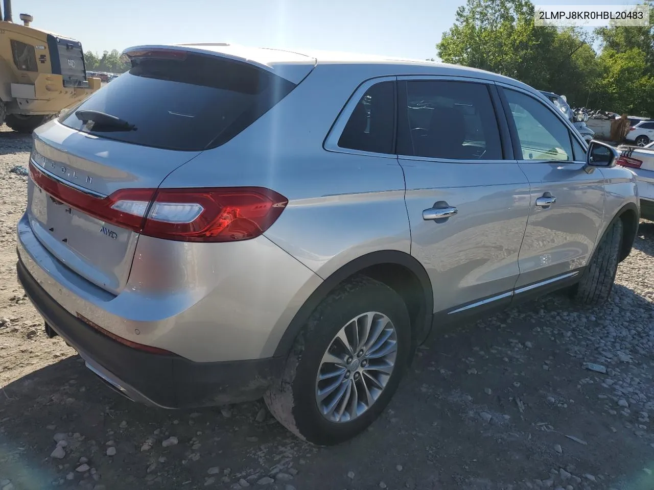 2LMPJ8KR0HBL20483 2017 Lincoln Mkx Select