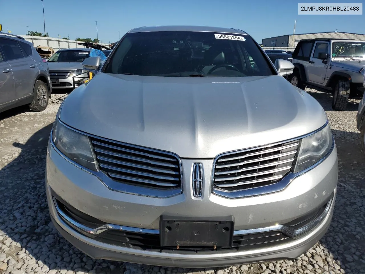 2LMPJ8KR0HBL20483 2017 Lincoln Mkx Select