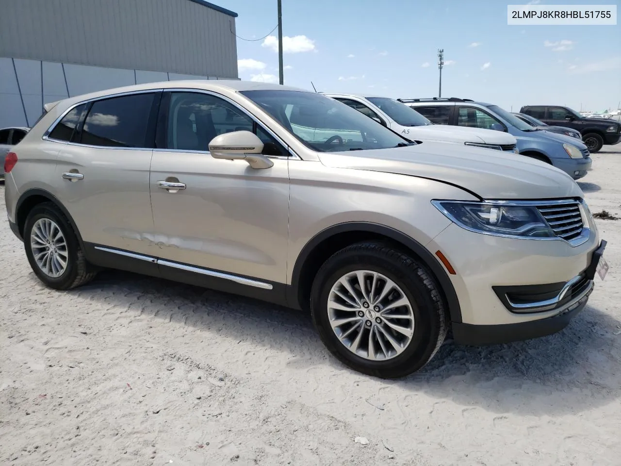 2017 Lincoln Mkx Select VIN: 2LMPJ8KR8HBL51755 Lot: 57036624