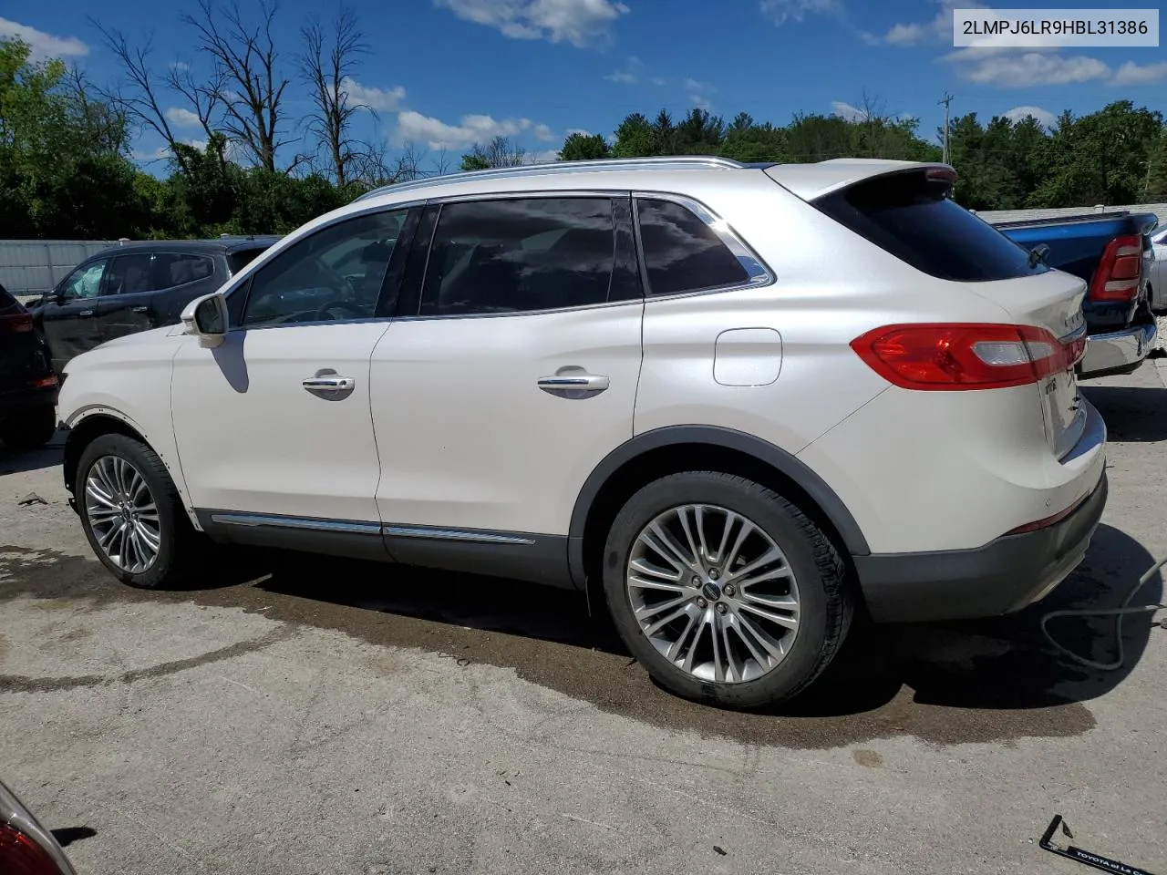 2LMPJ6LR9HBL31386 2017 Lincoln Mkx Reserve