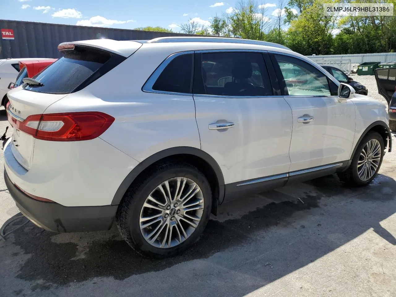 2017 Lincoln Mkx Reserve VIN: 2LMPJ6LR9HBL31386 Lot: 57469774