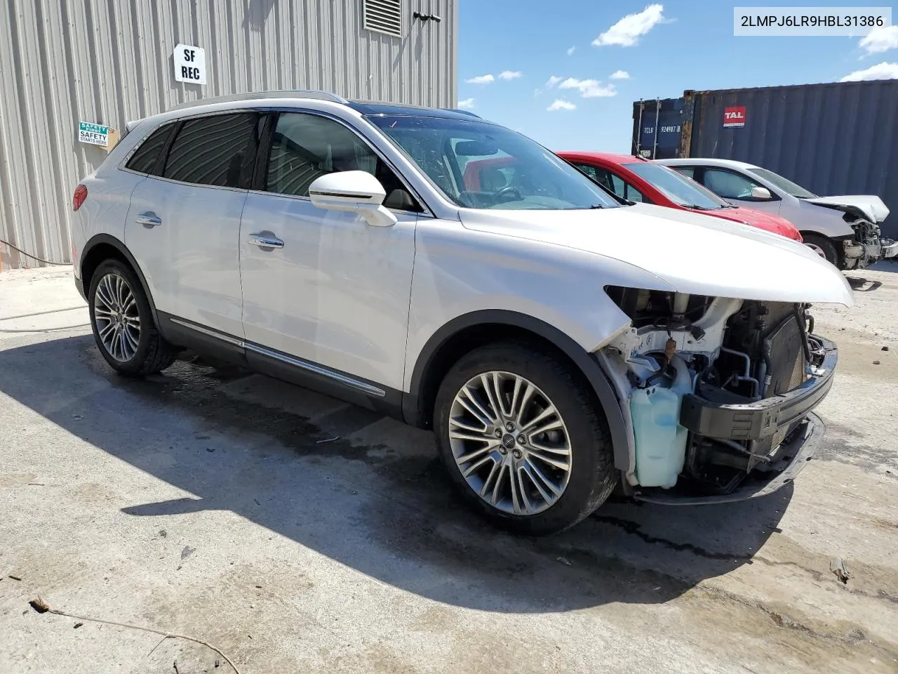 2017 Lincoln Mkx Reserve VIN: 2LMPJ6LR9HBL31386 Lot: 57469774