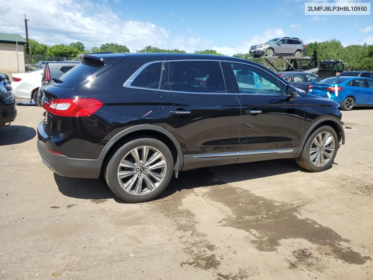 2LMPJ8LP3HBL10950 2017 Lincoln Mkx Reserve