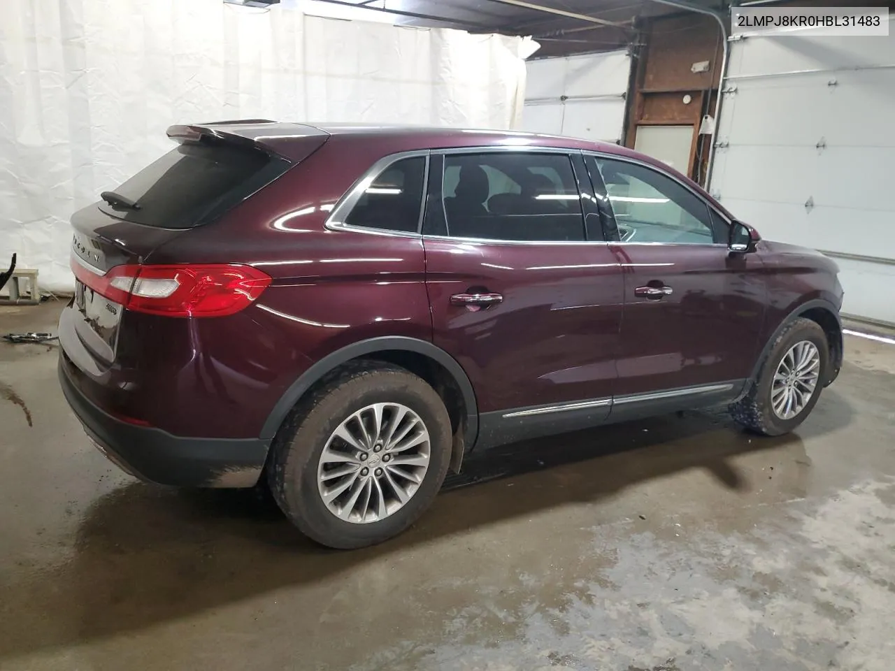 2LMPJ8KR0HBL31483 2017 Lincoln Mkx Select