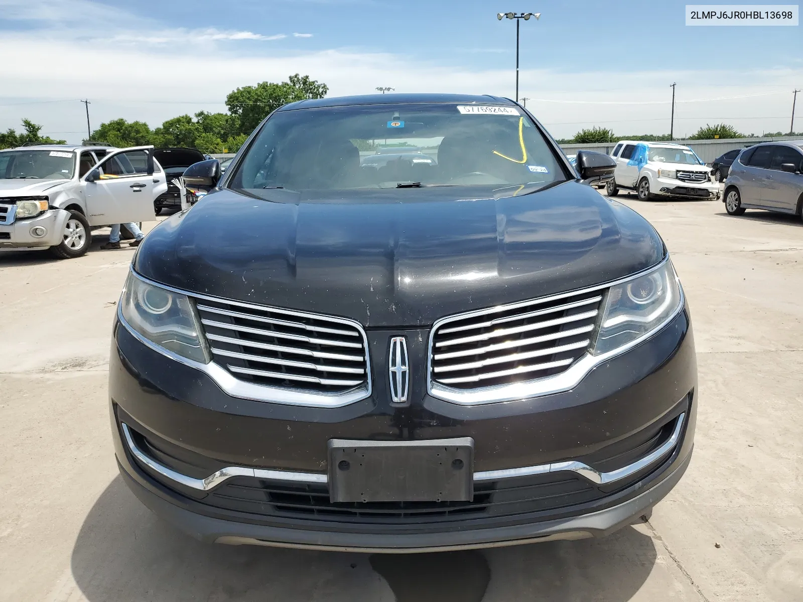 2LMPJ6JR0HBL13698 2017 Lincoln Mkx Premiere