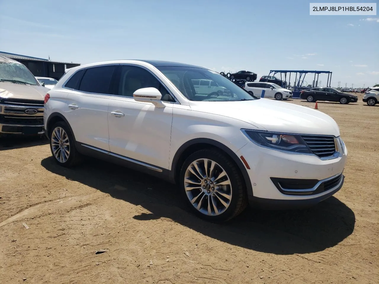 2017 Lincoln Mkx Reserve VIN: 2LMPJ8LP1HBL54204 Lot: 58169304